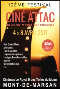Affiche du festival Ciné Attac 2017